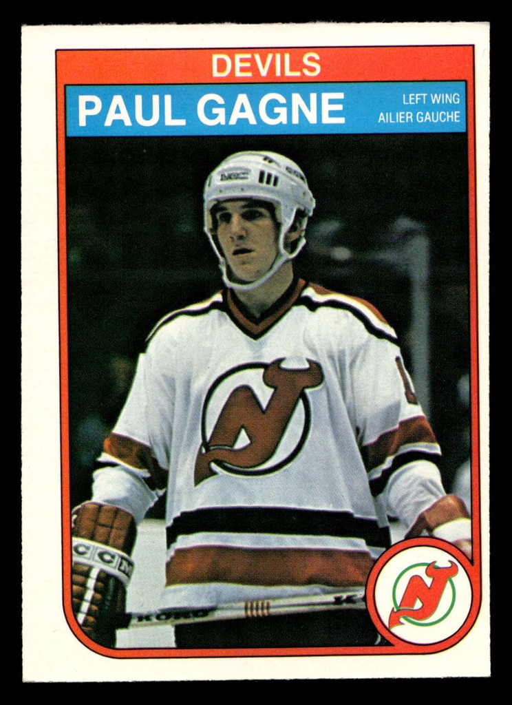 1982-83 O-Pee-Chee #139 Paul Gagne Ex-Mint OPC 
