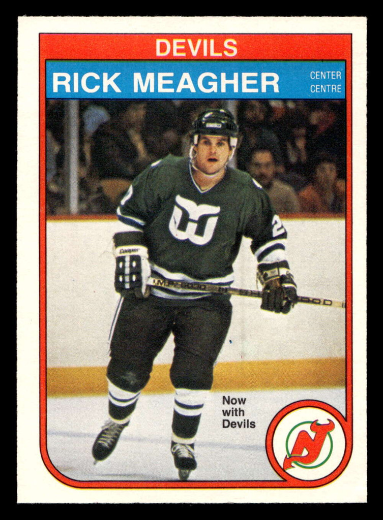 1982-83 O-Pee-Chee #144 Rick Meagher Ex-Mint RC Rookie OPC 