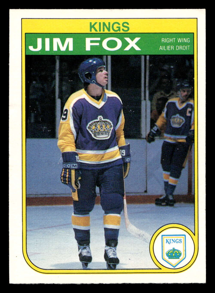 1982-83 O-Pee-Chee #154 Jim Fox Ex-Mint OPC 