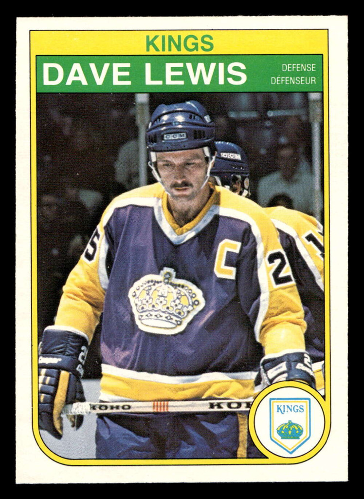 1982-83 O-Pee-Chee #157 Dave Lewis Near Mint+ OPC 