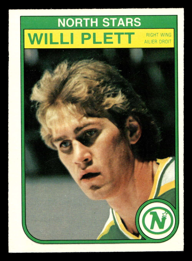 1982-83 O-Pee-Chee #173 Willi Plett Near Mint OPC 