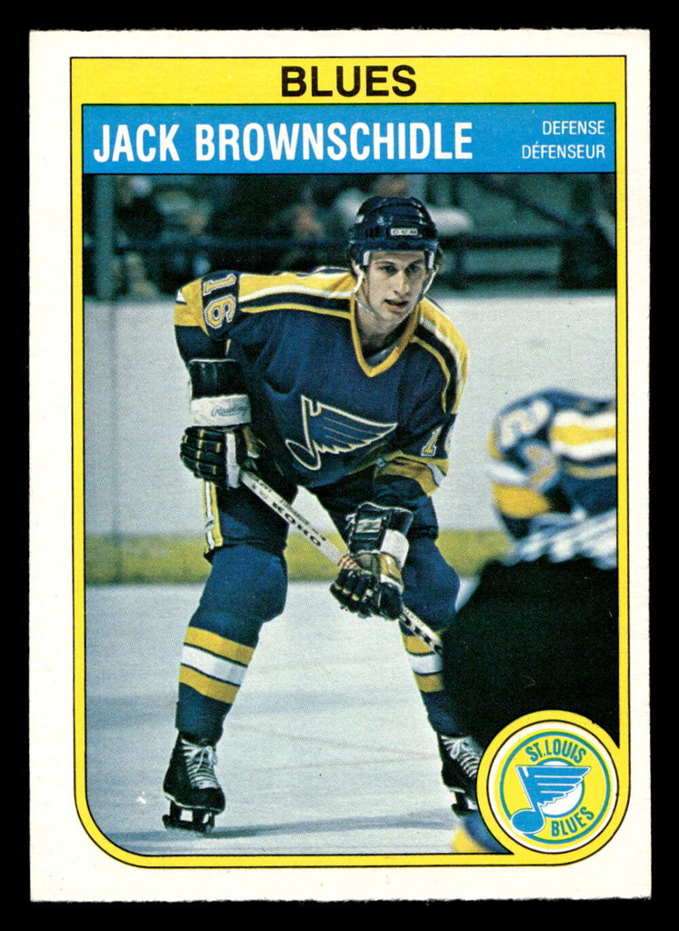 1982-83 O-Pee-Chee #300 Jack Brownschidle Near Mint 