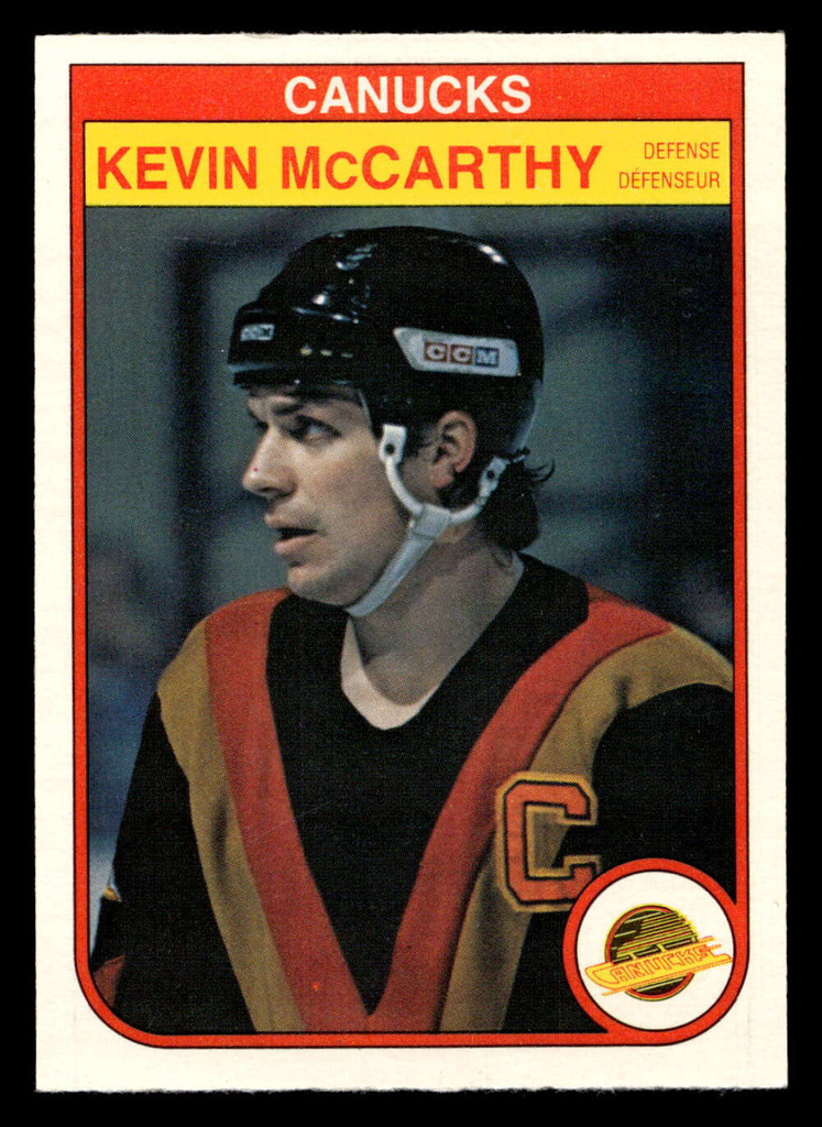 1982-83 O-Pee-Chee #351 Kevin McCarthy Near Mint+ 