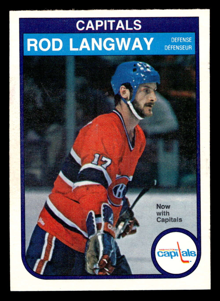 1982-83 O-Pee-Chee #368 Rod Langway Near Mint 