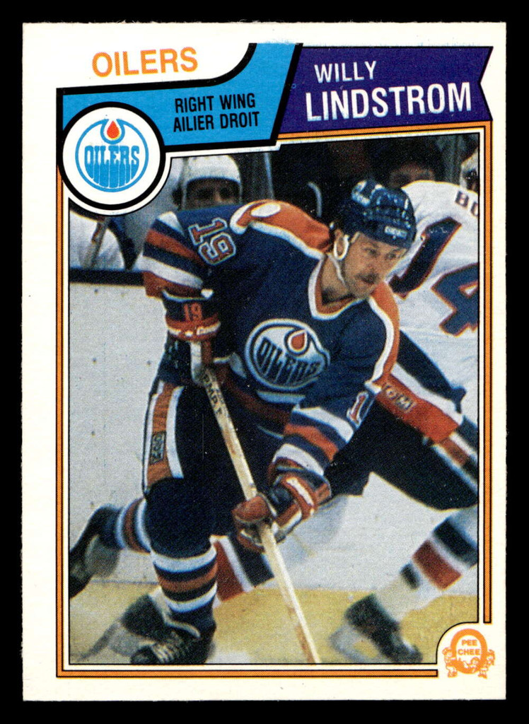 1983-84 O-Pee-Chee #35 Willy Lindstrom Near Mint 