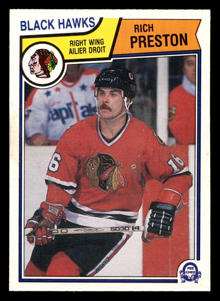 1983-84 O-Pee-Chee #110 Rich Preston Near Mint+ 