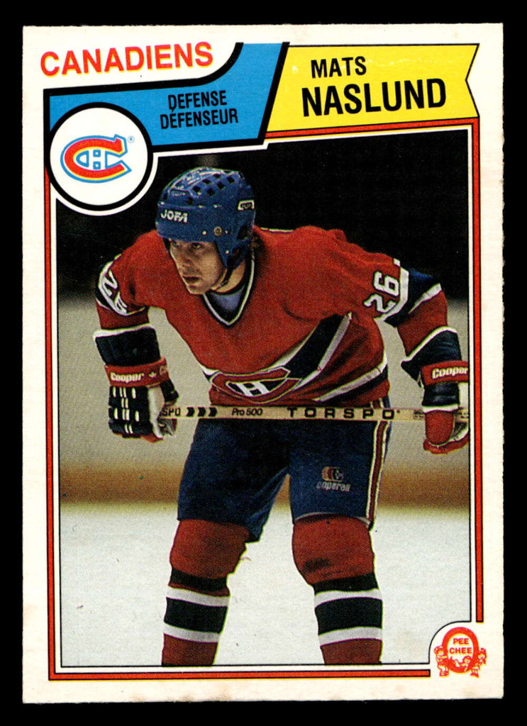 1983-84 O-Pee-Chee #193 Mats Naslund Ex-Mint RC Rookie 