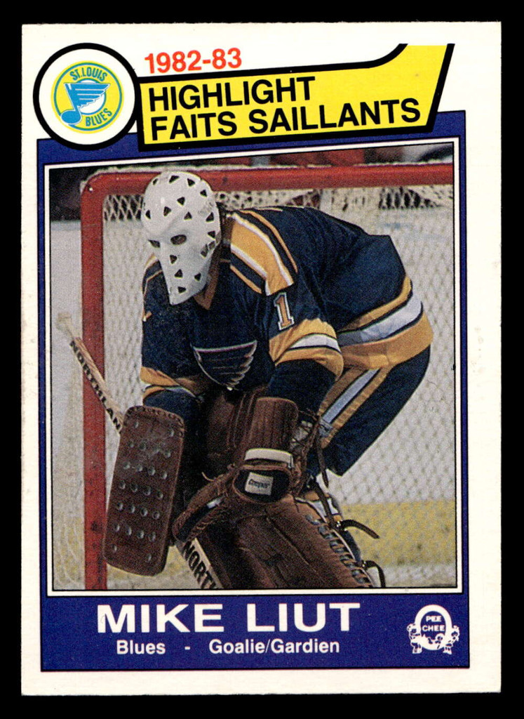 1983-84 O-Pee-Chee #309 Mike Liut HL Near Mint 