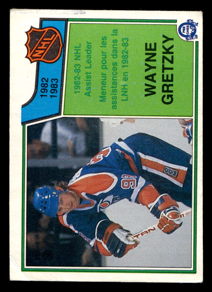 1983-84 O-Pee-Chee #216 Wayne Gretzky LL Very Good OPC 