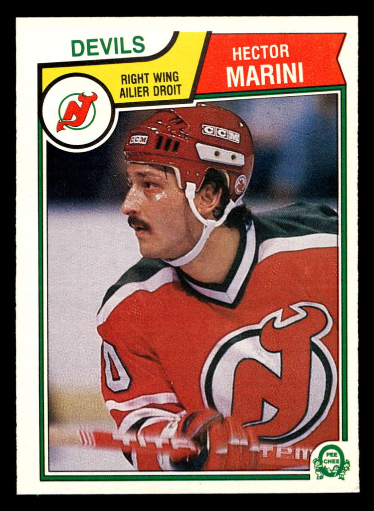 1983-84 O-Pee-Chee #235 Hector Marini Ex-Mint RC Rookie OPC 