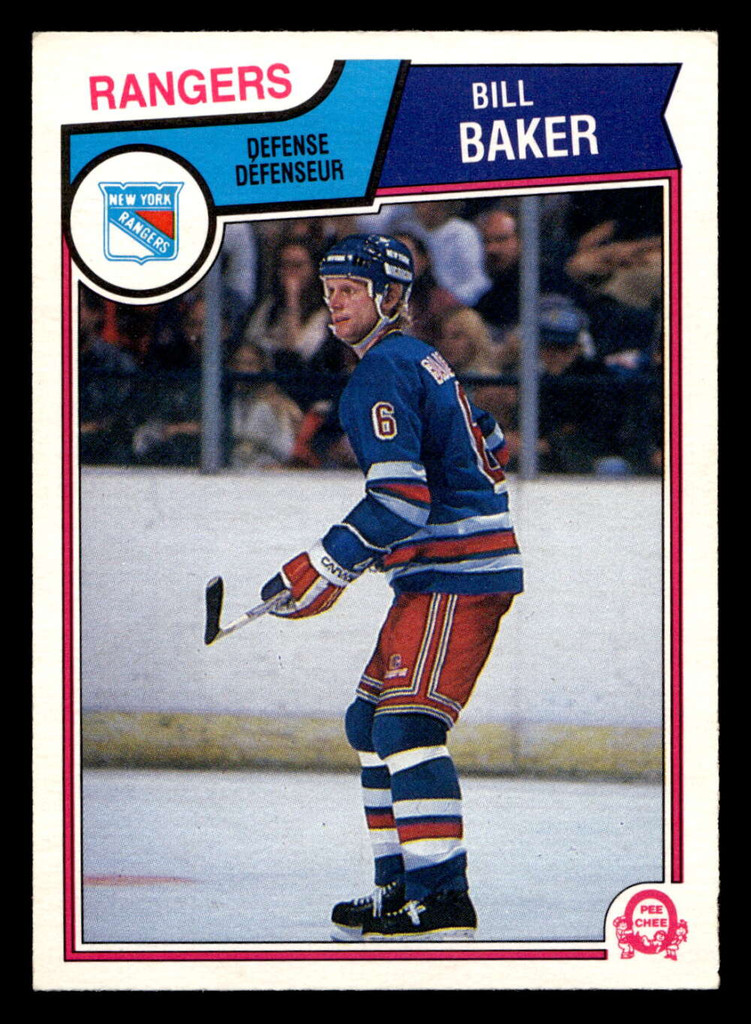 1983-84 O-Pee-Chee #240 Bill Baker Ex-Mint RC Rookie OPC 