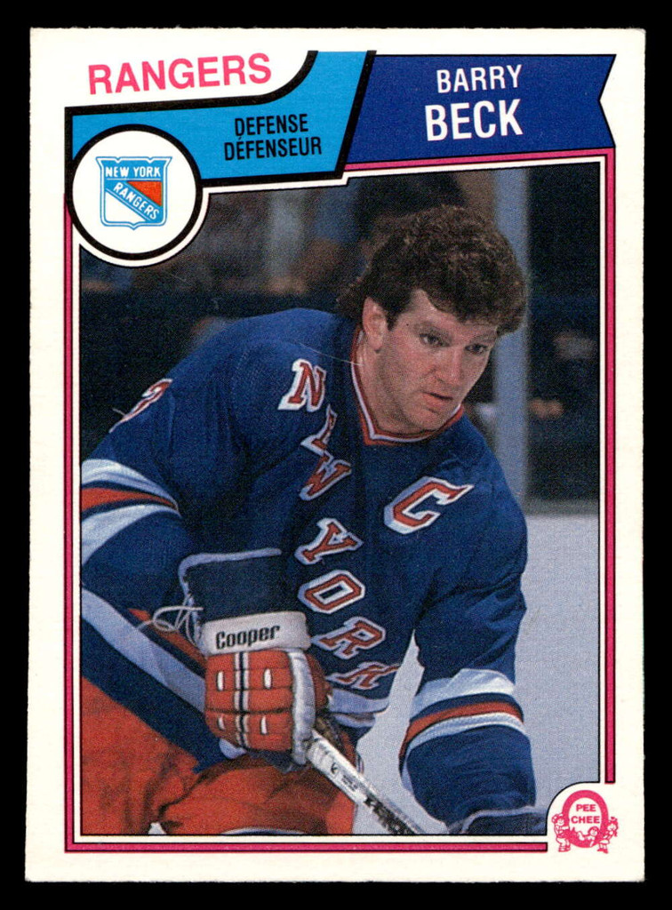 1983-84 O-Pee-Chee #241 Barry Beck Ex-Mint OPC 