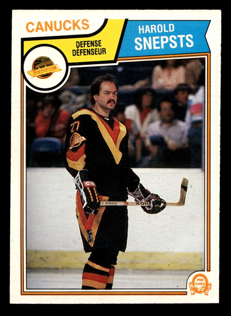 1983-84 O-Pee-Chee #360 Harold Snepsts Near Mint+ OPC 