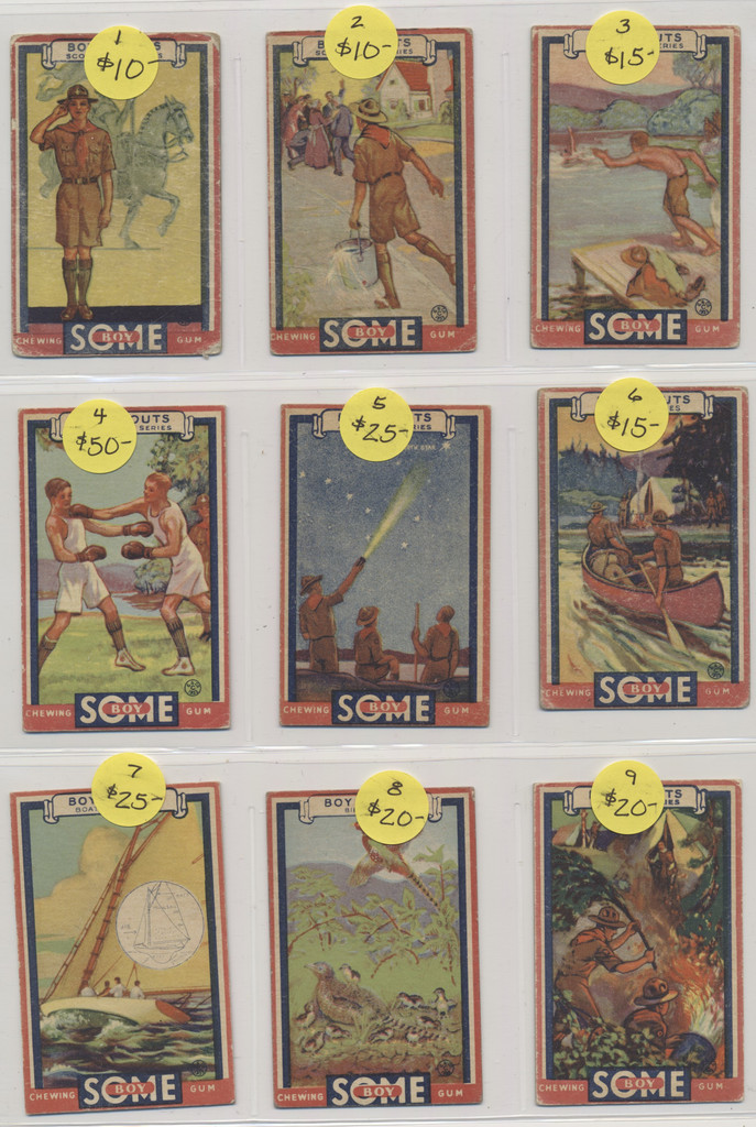 1933 R26 Goudey Boy Scouts Partial Set of 42/48  #*sku37100