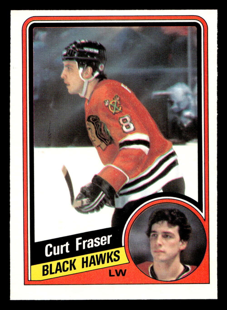 1984-85 O-Pee-Chee #34 Curt Fraser Near Mint 