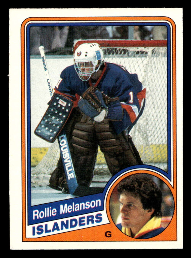 1984-85 O-Pee-Chee #130 Rollie Melanson Near Mint 