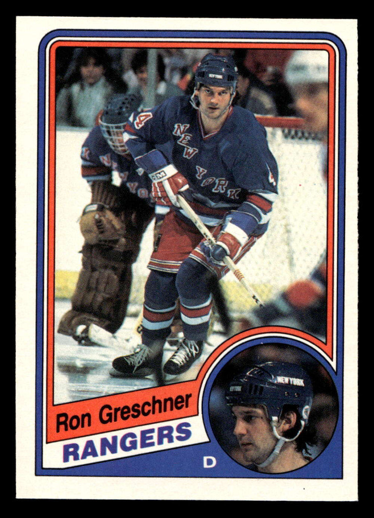 1984-85 O-Pee-Chee #141 Ron Greschner Near Mint 