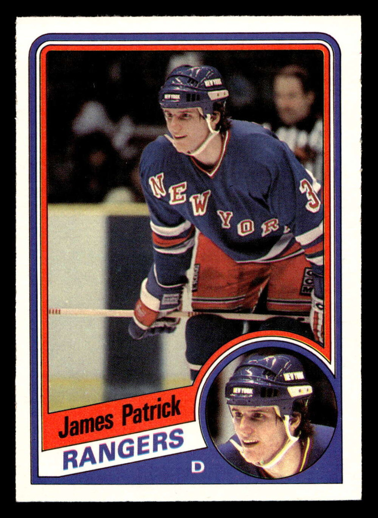 1984-85 O-Pee-Chee #150 James Patrick Near Mint+ RC Rookie 