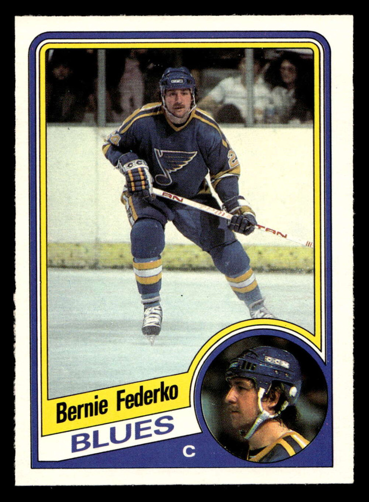 1984-85 O-Pee-Chee #184 Bernie Federko Near Mint 