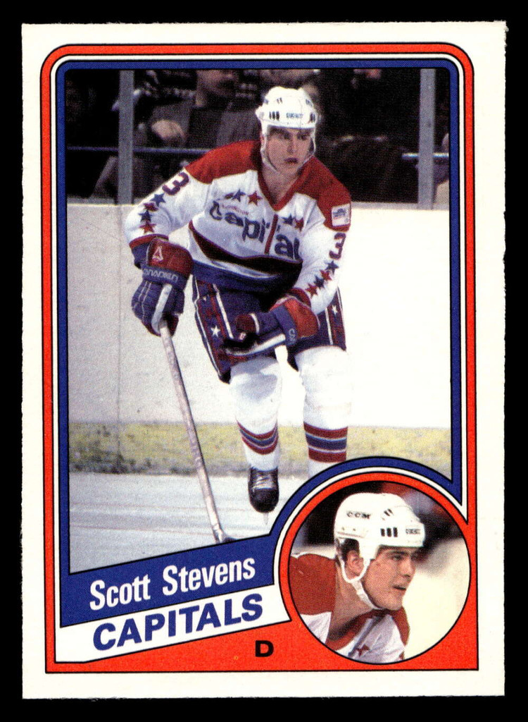 1984-85 O-Pee-Chee #206 Scott Stevens Very Good 