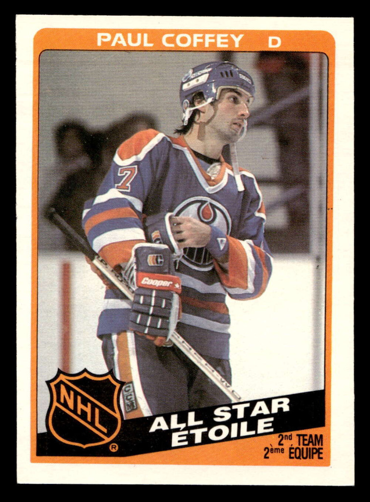 1984-85 O-Pee-Chee #217 Paul Coffey AS Ex-Mint 