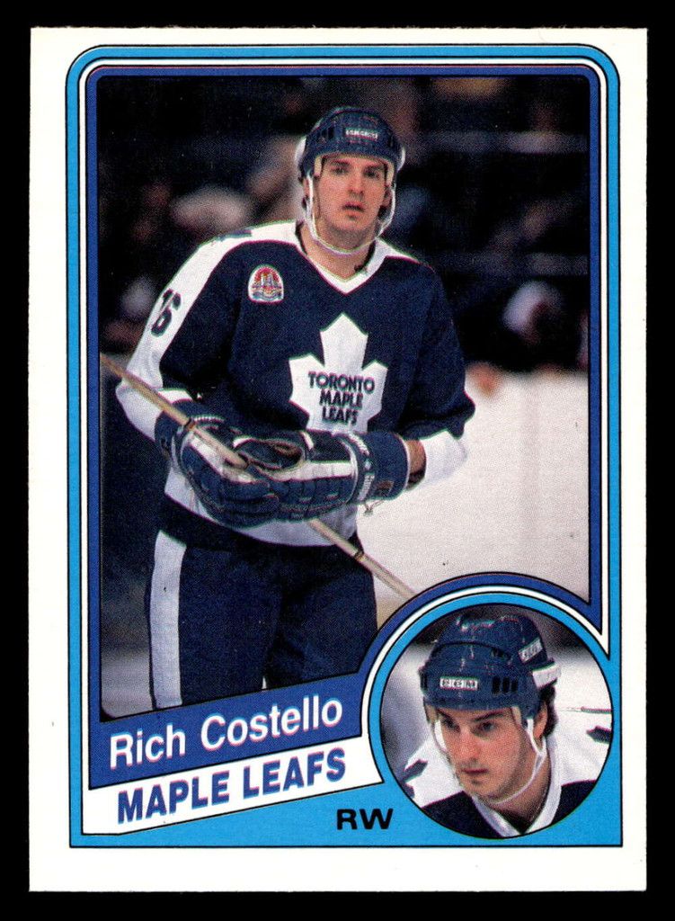 1984-85 O-Pee-Chee #298 Rich Costello Near Mint RC Rookie OPC 