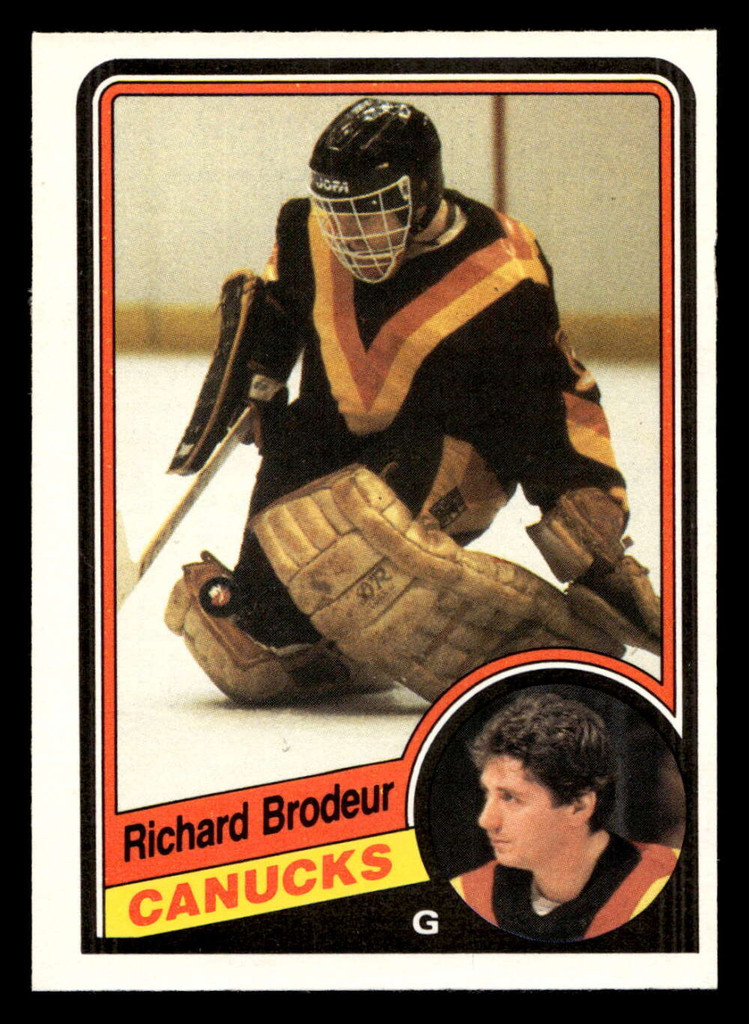 1984-85 O-Pee-Chee #314 Richard Brodeur Near Mint OPC 