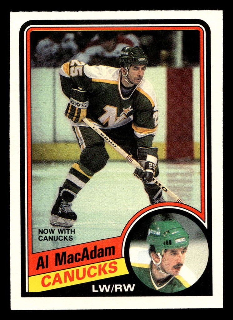 1984-85 O-Pee-Chee #324 Al MacAdam Near Mint+ OPC 