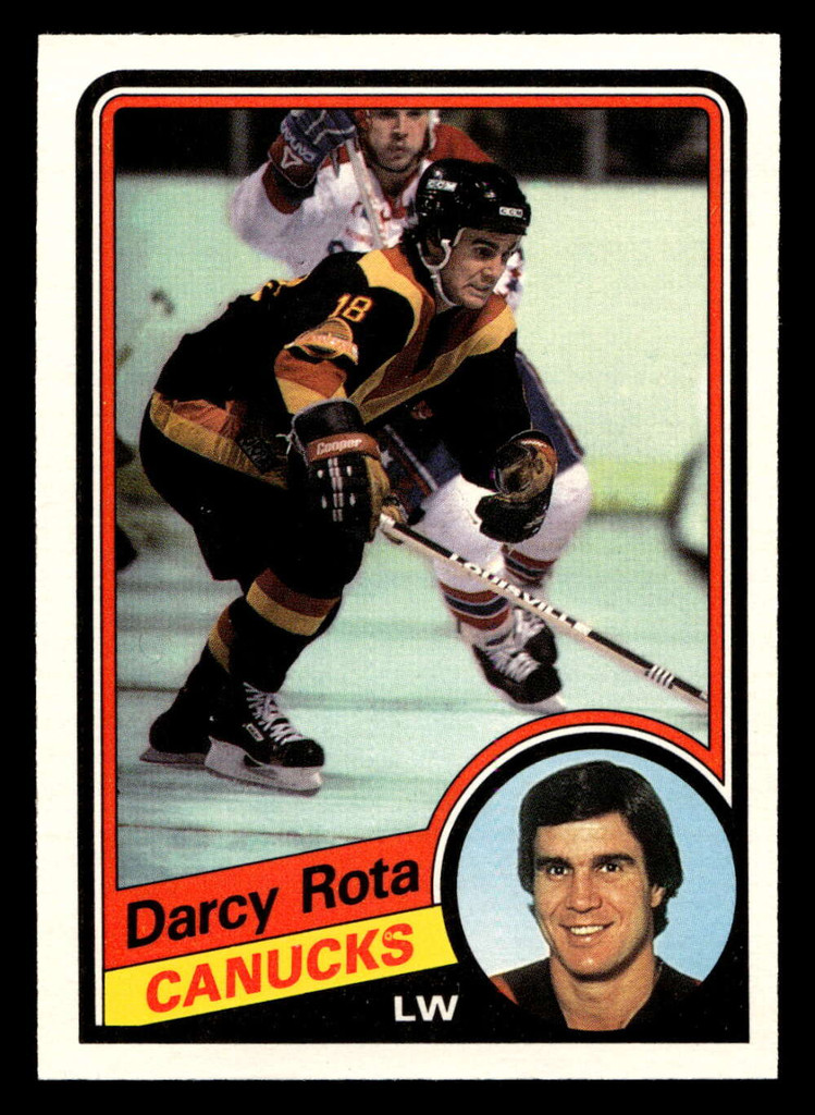 1984-85 O-Pee-Chee #328 Darcy Rota Near Mint+ OPC 