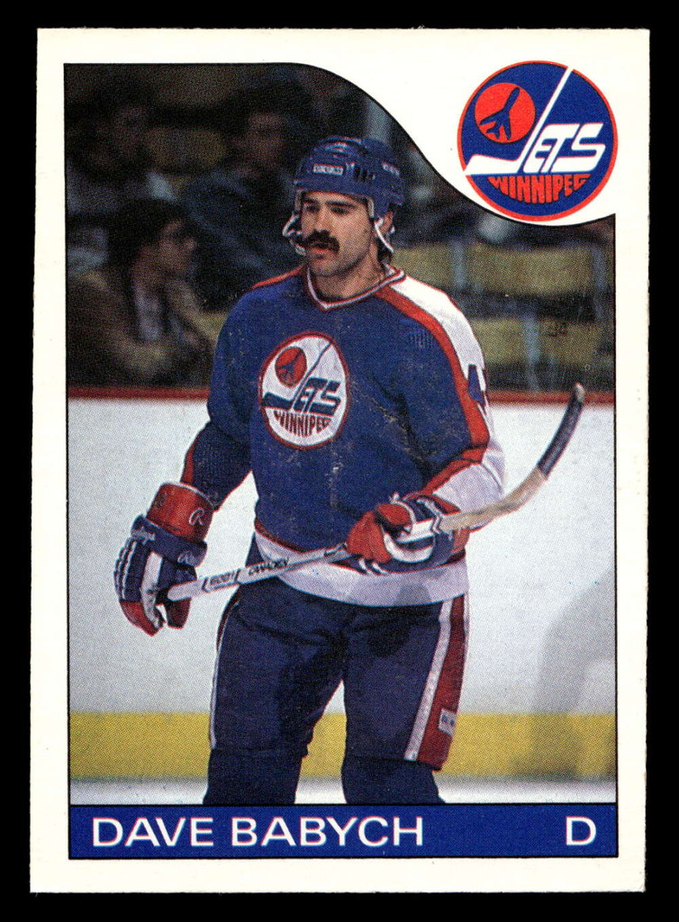 1985-86 O-Pee-Chee #10 Dave Babych Near Mint OPC 