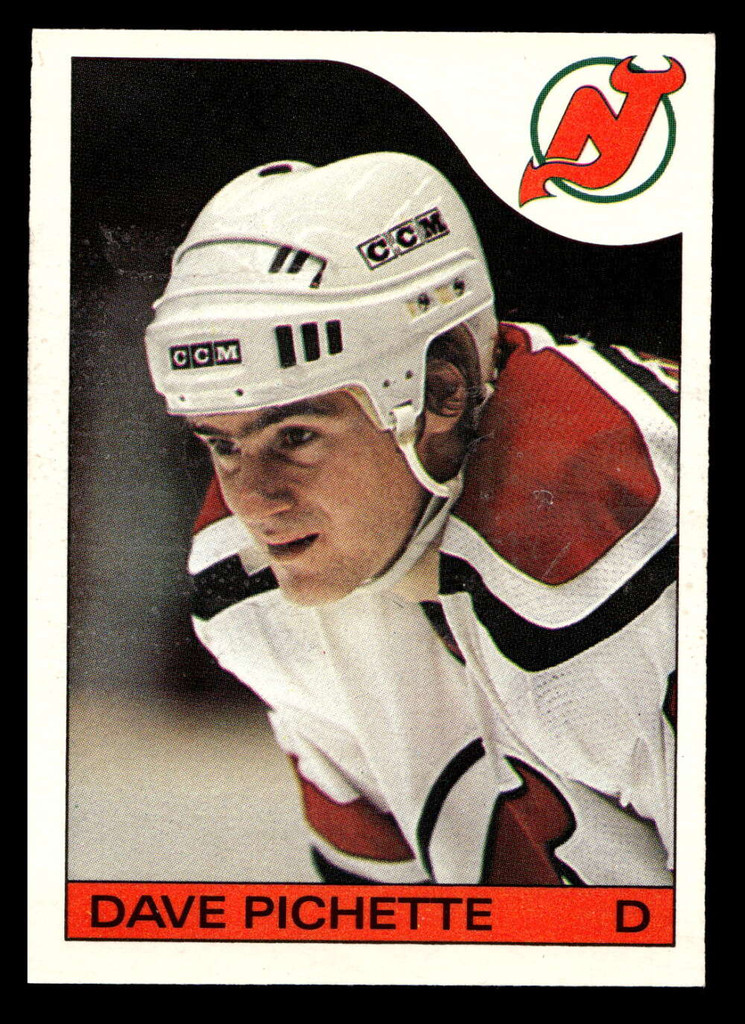1985-86 O-Pee-Chee #21 Dave Pichette Near Mint OPC 