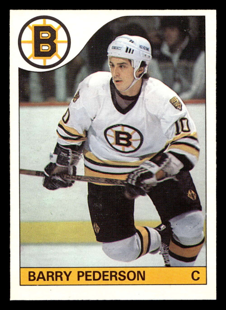 1985-86 O-Pee-Chee #52 Barry Pederson Near Mint+ OPC 