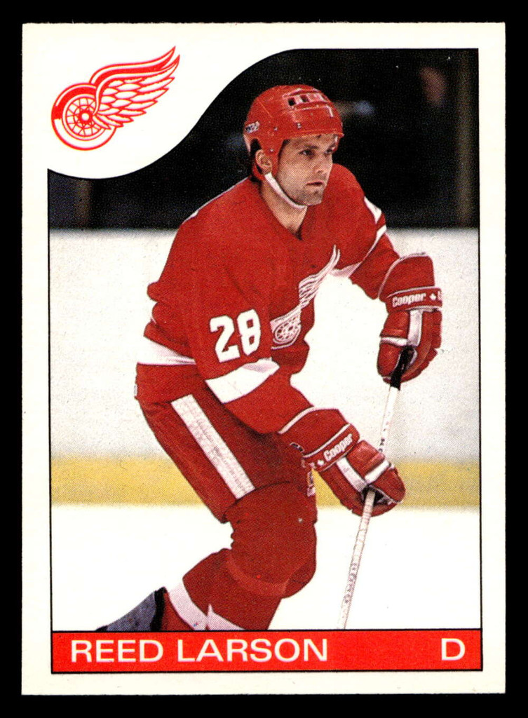1985-86 O-Pee-Chee #55 Reed Larson Near Mint+ OPC 