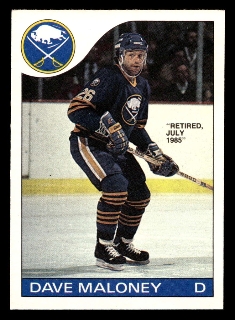 1985-86 O-Pee-Chee #89 Dave Maloney Near Mint OPC 