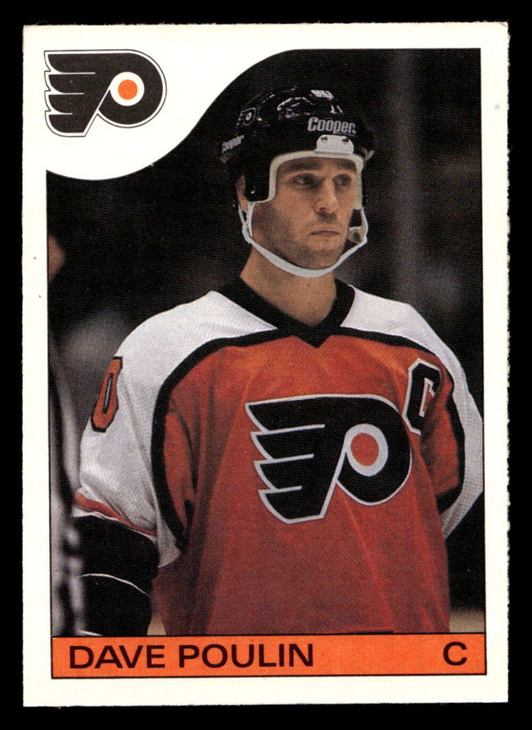 1985-86 O-Pee-Chee #128 Dave Poulin Near Mint OPC 