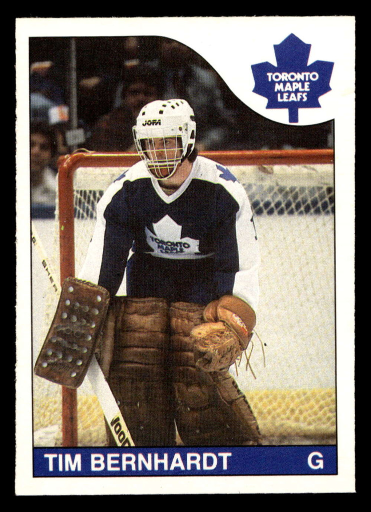 1985-86 O-Pee-Chee #166 Tim Bernhardt Near Mint+ RC Rookie OPC 