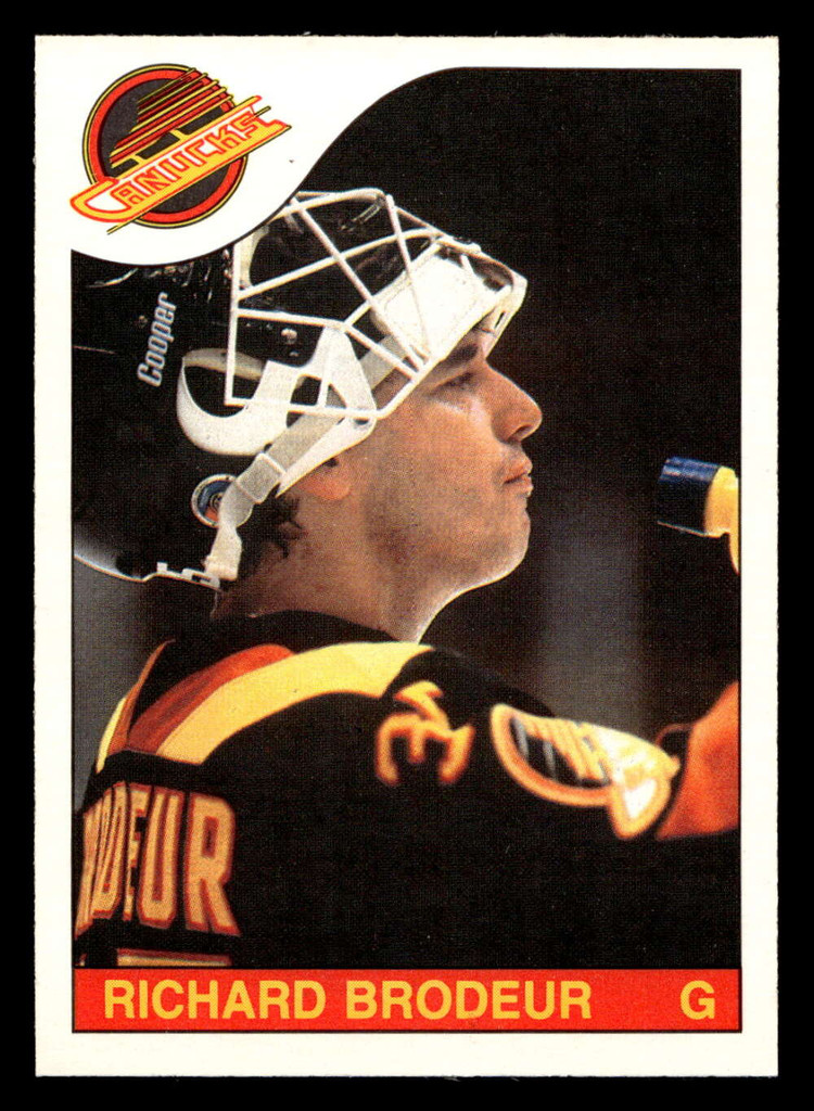 1985-86 O-Pee-Chee #180 Richard Brodeur Near Mint+ OPC 