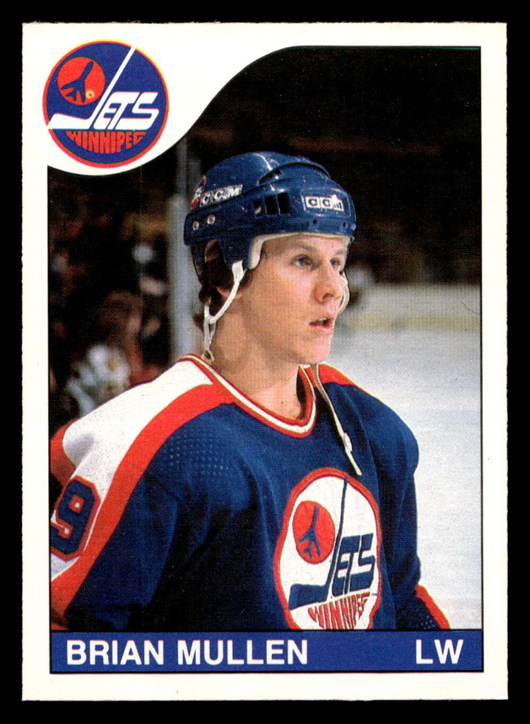 1985-86 O-Pee-Chee #195 Brian Mullen Near Mint+ OPC 