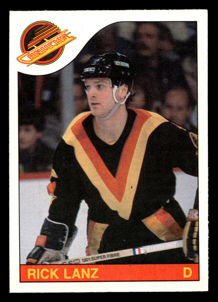 1985-86 O-Pee-Chee #197 Rick Lanz Near Mint+ OPC 