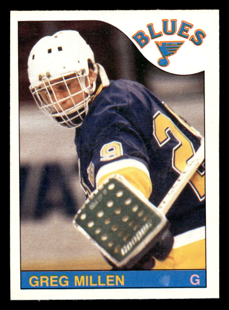 1985-86 O-Pee-Chee #221 Greg Millen Near Mint+ OPC 