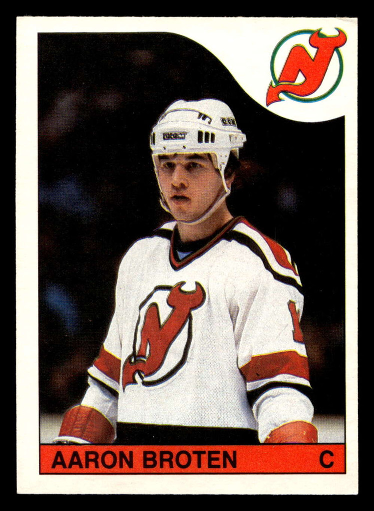 1985-86 O-Pee-Chee #249 Aaron Broten Near Mint OPC 