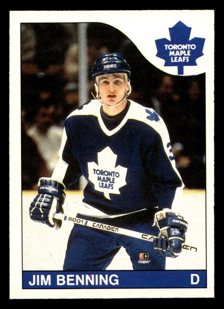 1985-86 O-Pee-Chee #250 Jim Benning Near Mint OPC 
