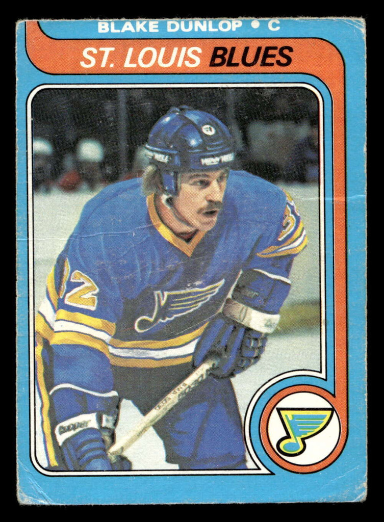 1979-80 O-Pee-Chee #174 Blake Dunlop Poor OPC 