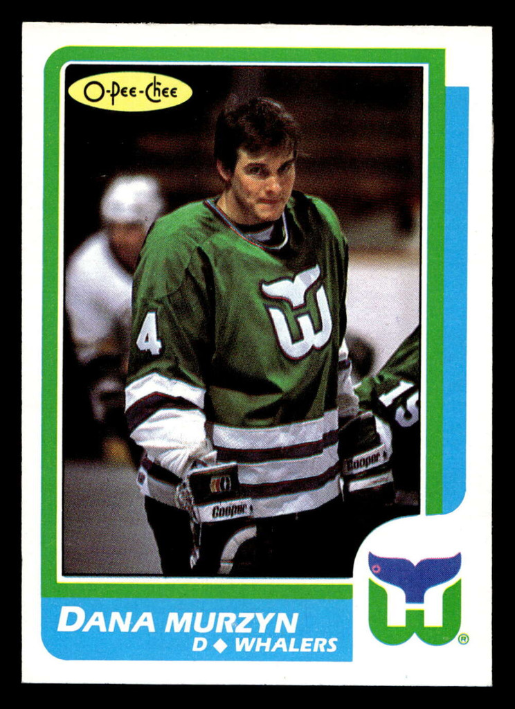 1986-87 O-Pee-Chee #58 Dana Murzyn Near Mint+ RC Rookie OPC 