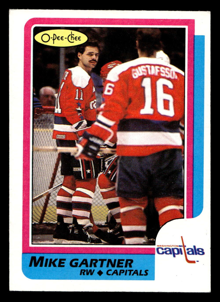 1986-87 O-Pee-Chee #59 Mike Gartner Ex-Mint OPC 