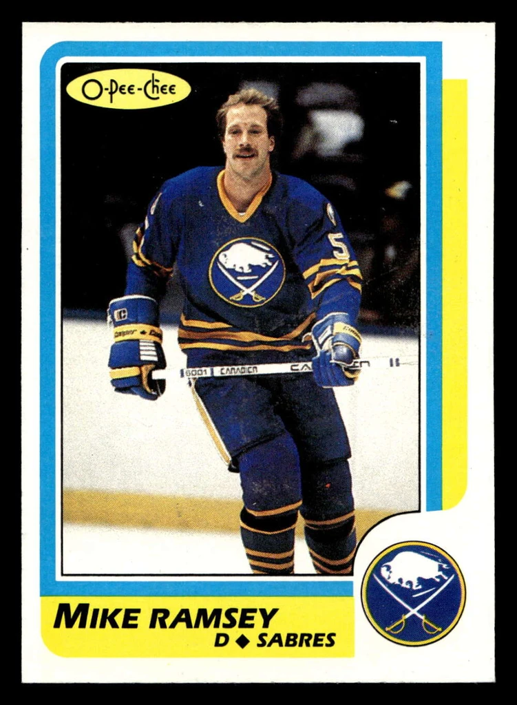 1986-87 O-Pee-Chee #115 Mike Ramsey Near Mint OPC 