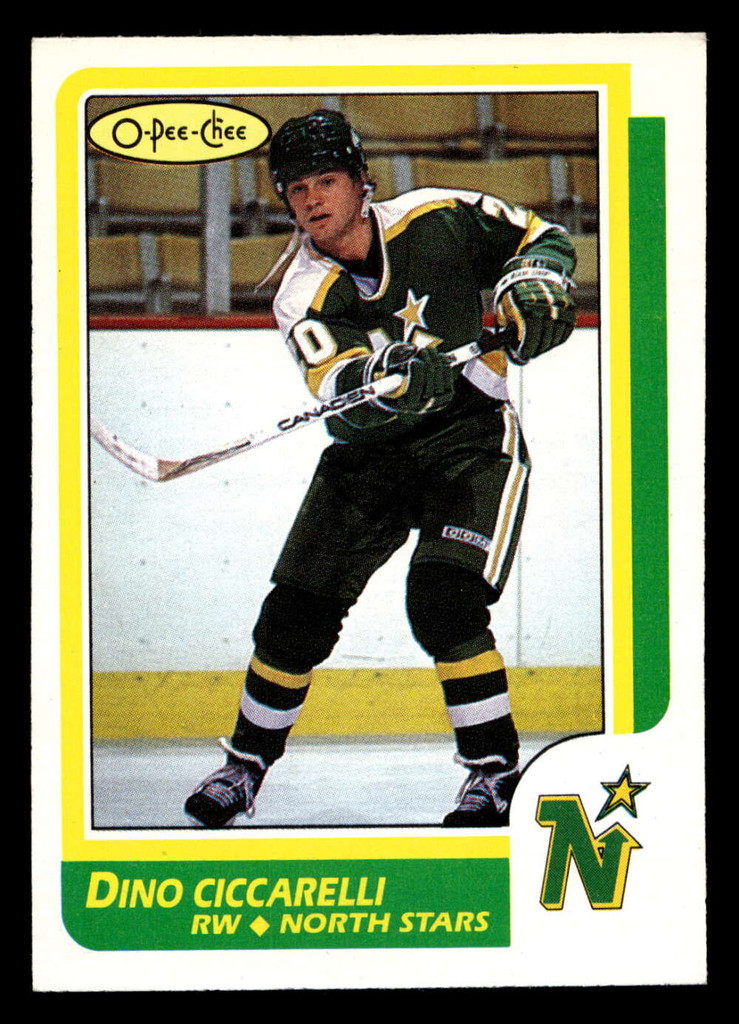 1986-87 O-Pee-Chee #138 Dino Ciccarelli Near Mint OPC 