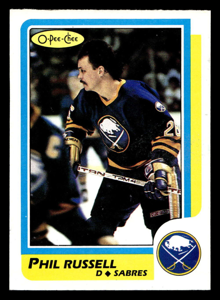 1986-87 O-Pee-Chee #142 Phil Russell Near Mint OPC 