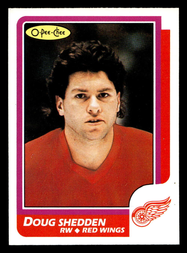1986-87 O-Pee-Chee #153 Doug Shedden Near Mint OPC 