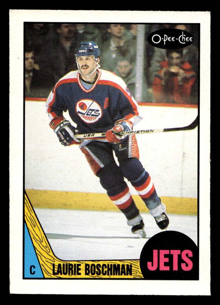 1987-88 O-Pee-Chee #222 Laurie Boschman Near Mint+ OPC 